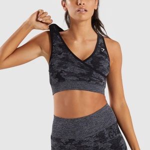 Gymshark OG Adapt Black Camo Sports Bra